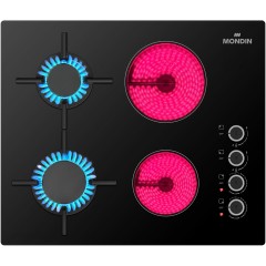 Mondin VD602BNEV58002R8 Εστία Υγραερίου & Ρεύματος Αυτόνομη 60x51εκ.